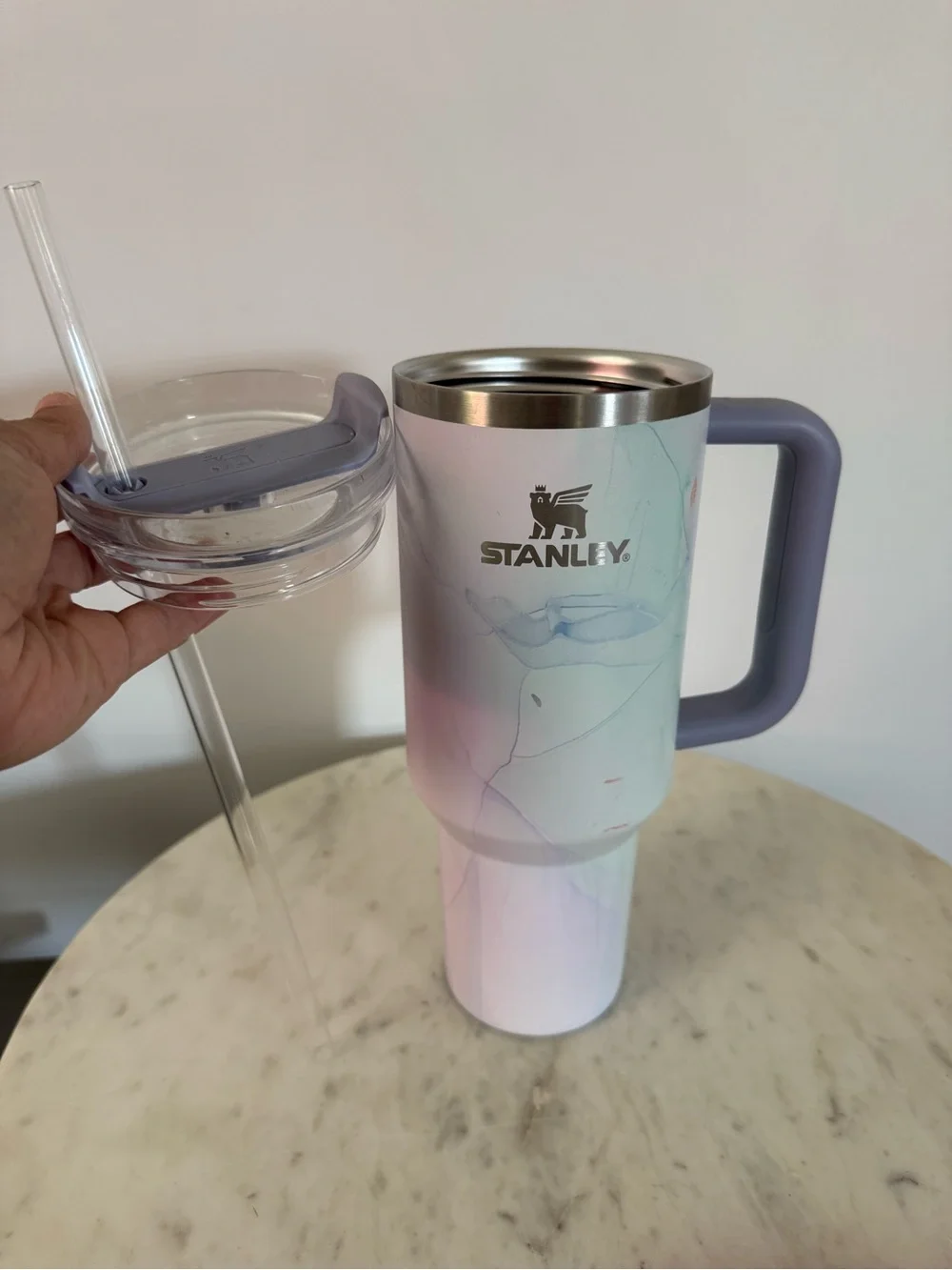 LIMITED EDITION Stanley Quencher H2.0 Flowstate Tumbler Cup 40oz Watercolor Dusk